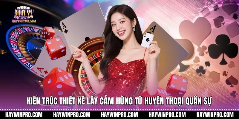 Kiến trúc thiết kế lấy cảm hứng từ huyền thoại quân sự